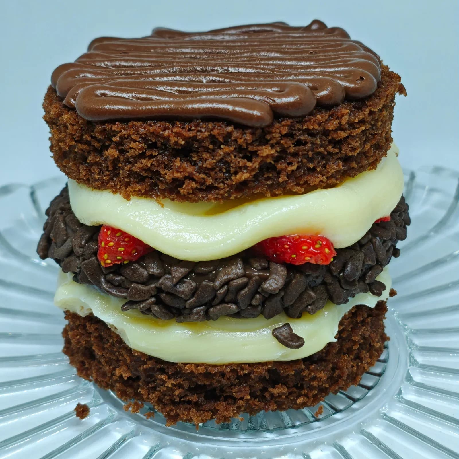 Creme de ninho e brigadeiro cremoso