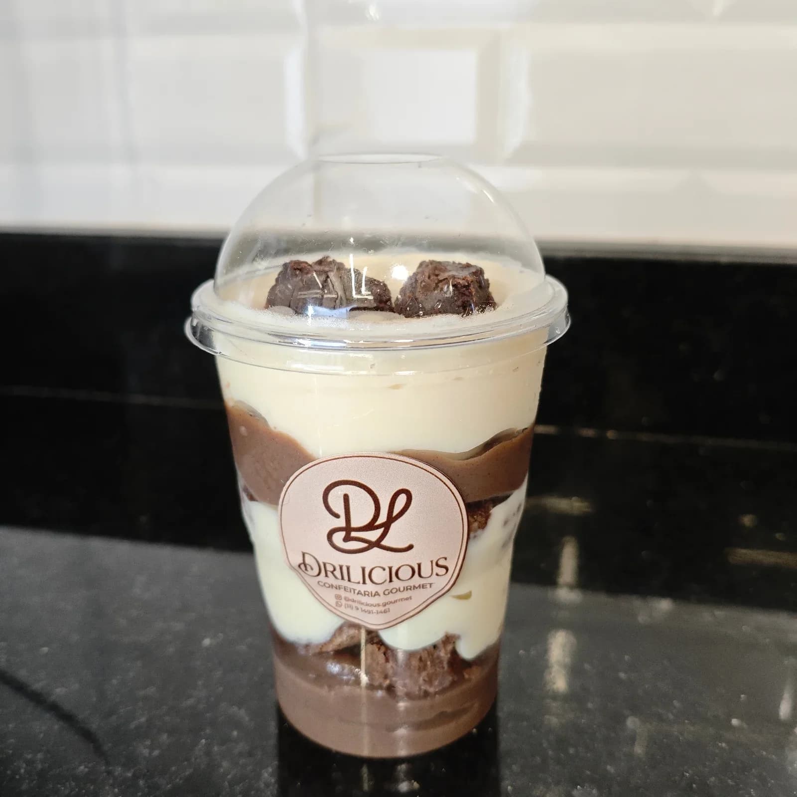 Creme de Ninho com Brigadeiro Cremoso